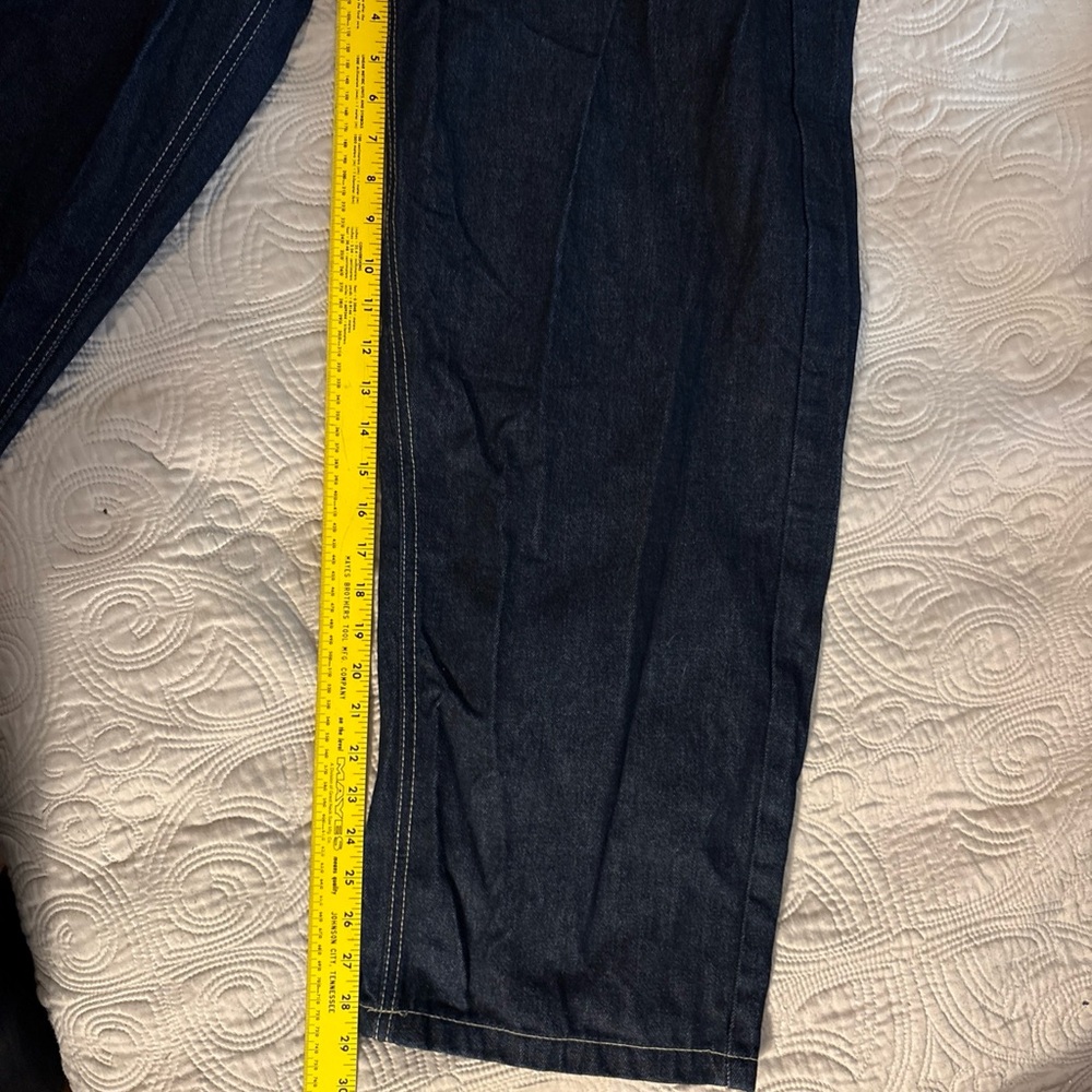 South Pole Men's Deep Indigo Relaxed Jeans - Picture 8 of 10